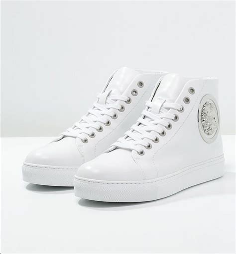 basket versace homme blanche|Baskets de luxe homme .